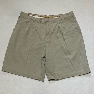 Tommy Bahama Flat Front Khaki Casual Beach Shorts, Men’s Sz 38L